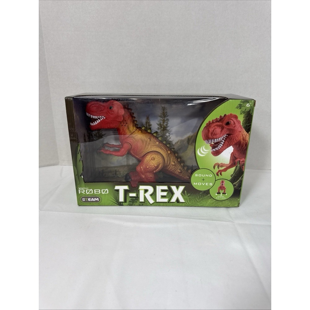 Vivitar‎ ROBO T-REX Interactive Sounds & Movement Robotic Dinosaur Tyrannosaurus